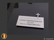 Afbeelding in Gallery-weergave laden, Grafplaat lasergesneden vado-200