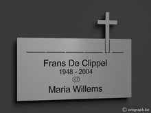 Afbeelding in Gallery-weergave laden, Grafplaat lasergesneden vado-200