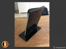 Load image into Gallery viewer, Herdenkingsplaat in glas + voetje