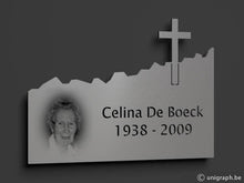 Afbeelding in Gallery-weergave laden, Grafplaat lasergegraveerde decap-400