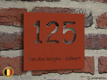 Afbeelding in Gallery-weergave laden, Naamplaat NPL1 corten