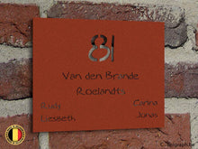 Afbeelding in Gallery-weergave laden, Naamplaat NPL3 corten