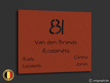 Afbeelding in Gallery-weergave laden, Naamplaat NPL3 corten