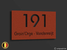 Afbeelding in Gallery-weergave laden, Naamplaat NPL4 corten