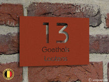 Afbeelding in Gallery-weergave laden, Naamplaat NPL5 corten