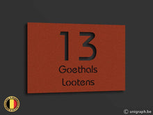 Afbeelding in Gallery-weergave laden, Naamplaat NPL5 corten