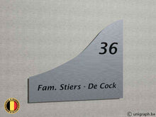 Load image into Gallery viewer, Naamplaat AL-NPL6