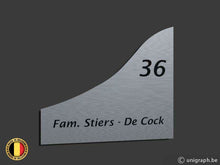 Load image into Gallery viewer, Naamplaat AL-NPL6