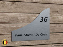 Load image into Gallery viewer, Naamplaat AL-NPL6