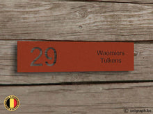 Charger l'image dans la galerie, Naamplaat NPL9 corten