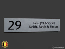 Load image into Gallery viewer, Naamplaat AL-NPL9