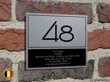 Load image into Gallery viewer, Naamplaat AL-NRD4