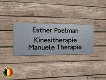 Load image into Gallery viewer, Naamplaat AL-NPLPRO1