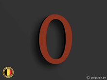 Afbeelding in Gallery-weergave laden, Huisnummer Rosso-Corten
