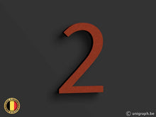 Afbeelding in Gallery-weergave laden, Huisnummer Rosso-Corten