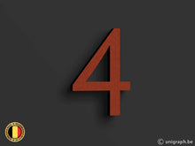 Afbeelding in Gallery-weergave laden, Huisnummer Rosso-Corten