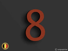 Afbeelding in Gallery-weergave laden, Huisnummer Rosso-Corten