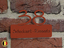 Load image into Gallery viewer, Naamplaat swing corten