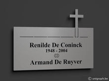 Afbeelding in Gallery-weergave laden, Grafplaat lasergegraveerd al-vado-400