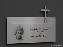 Afbeelding in Gallery-weergave laden, Grafplaat lasergegraveerd al-vado-400