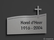 Afbeelding in Gallery-weergave laden, Grafplaat lasergegraveerd wave-200