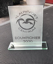 Load image into Gallery viewer, Award in glas + plexi voetje
