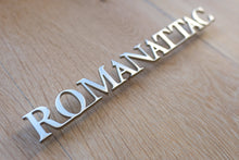 Load image into Gallery viewer, Verbonden inox 316 letters Romanatacc H 30mm, D 2mm
