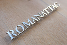 Load image into Gallery viewer, Verbonden inox 316 letters Romanatacc H 20mm, D 2mm