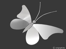 Afbeelding in Gallery-weergave laden, Inox vlinder voor op graf
