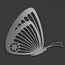 Load image into Gallery viewer, Inox vlinder zijaanzicht
